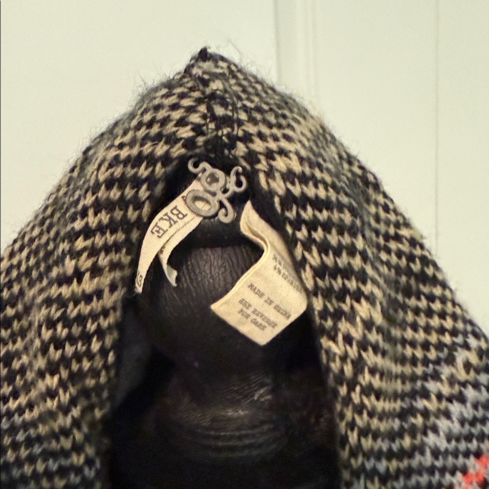 BKE Black and Cream Knit Cardigan - Picture 4 of 5